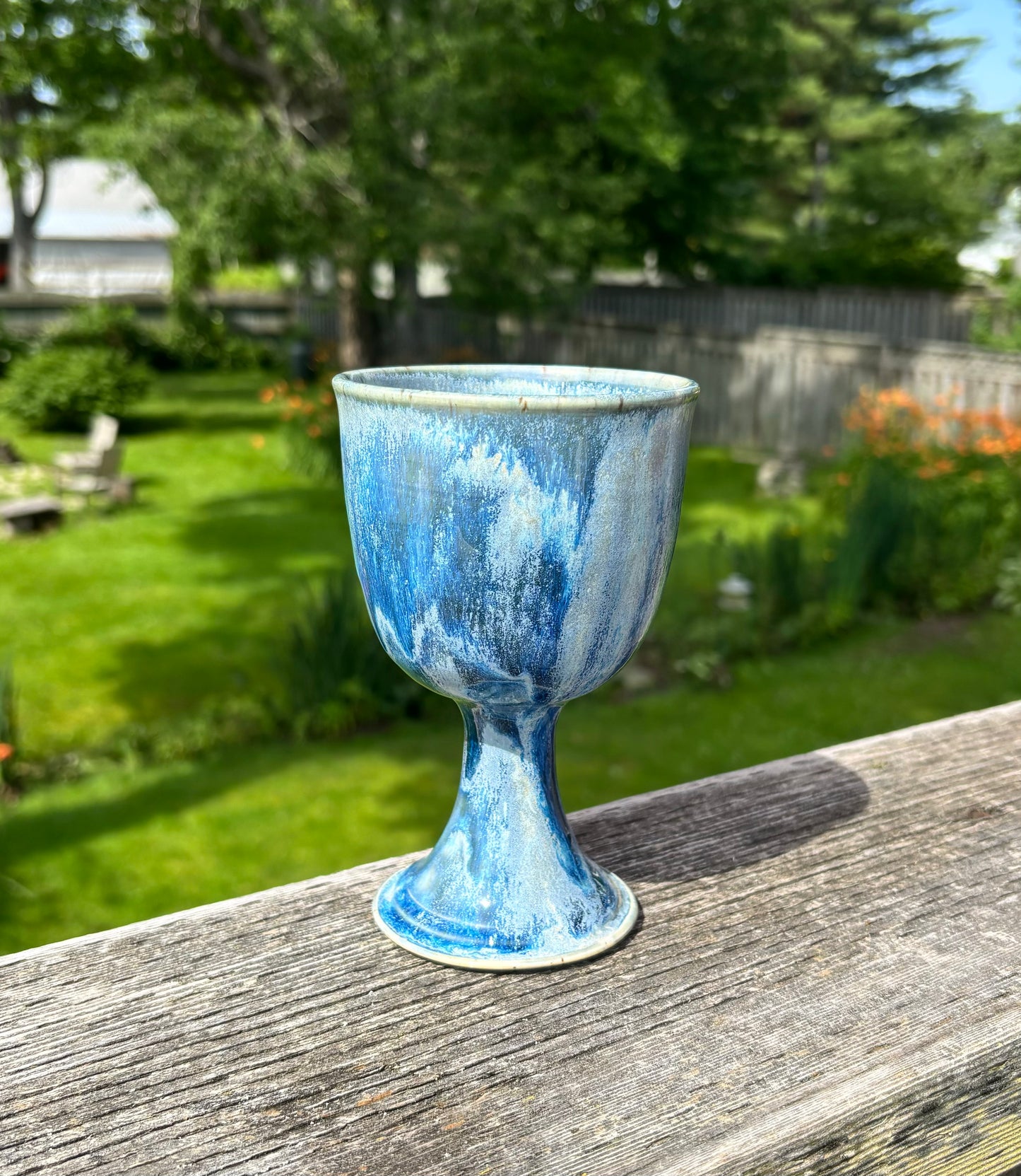 Georgian Winter Wine Goblet
