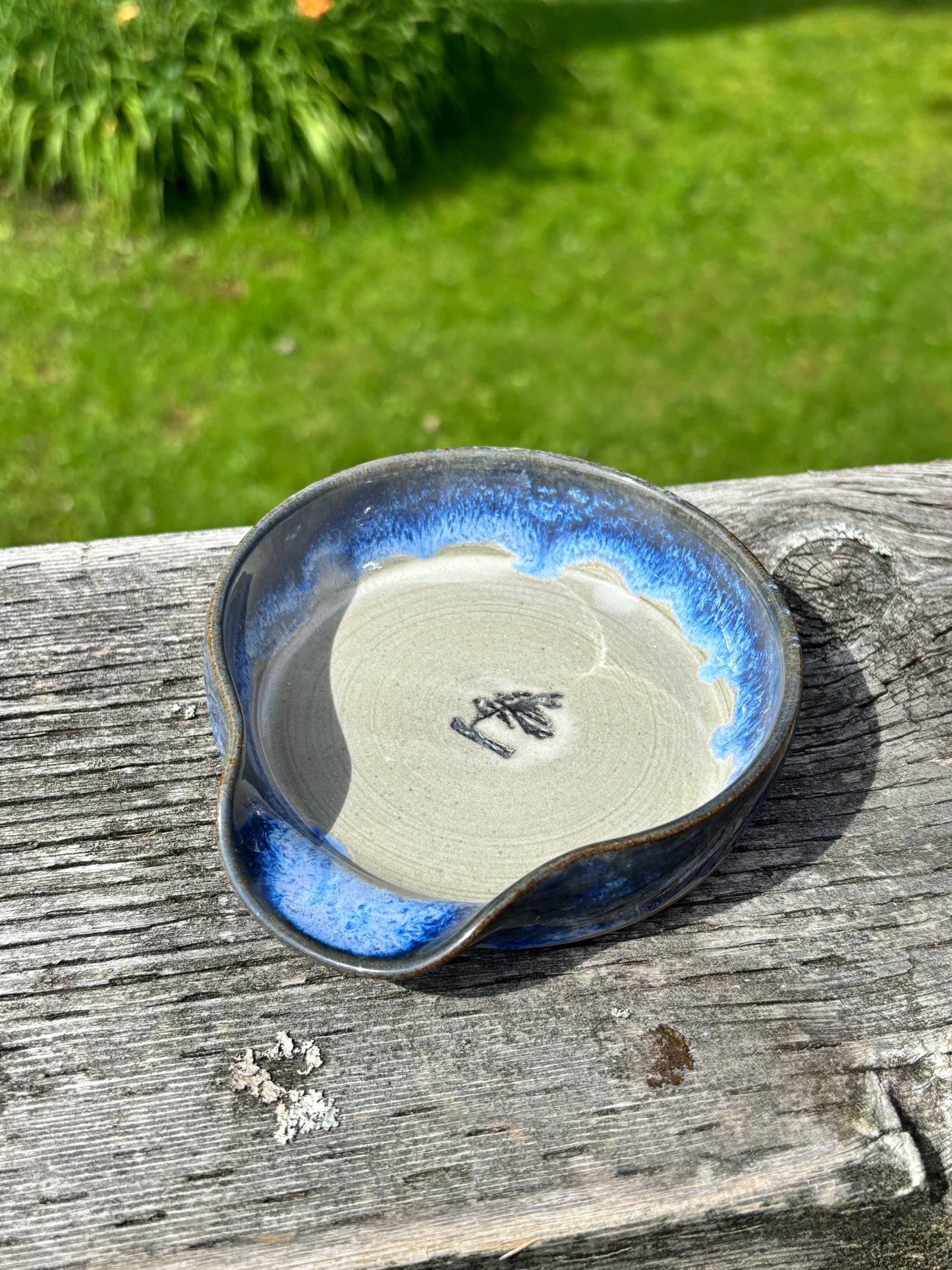Opal Blue Killbear Pine Spoon Rest