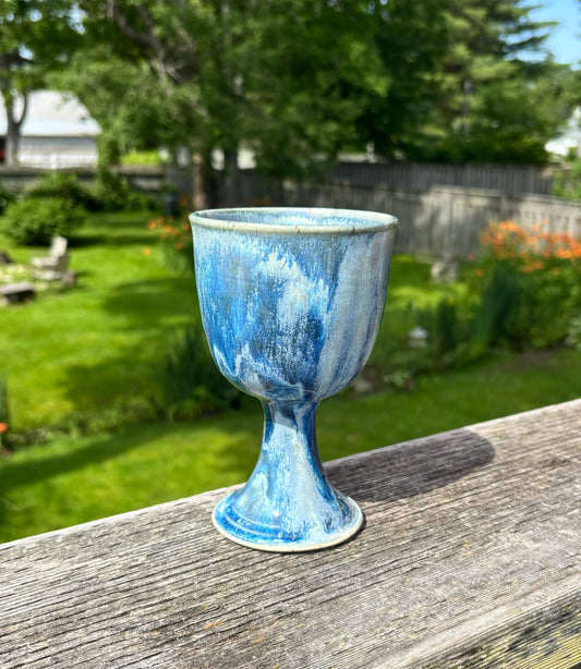 Georgian Winter Wine Goblet